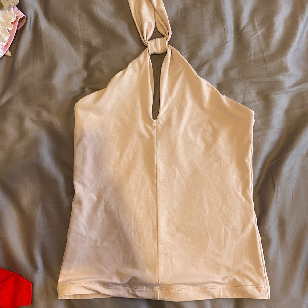Dynamite Blush Halter Top